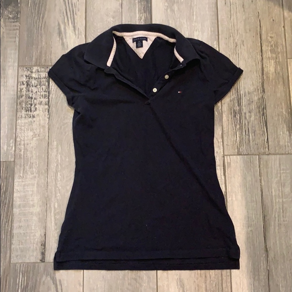 Tommy Hilfiger navy polo size S